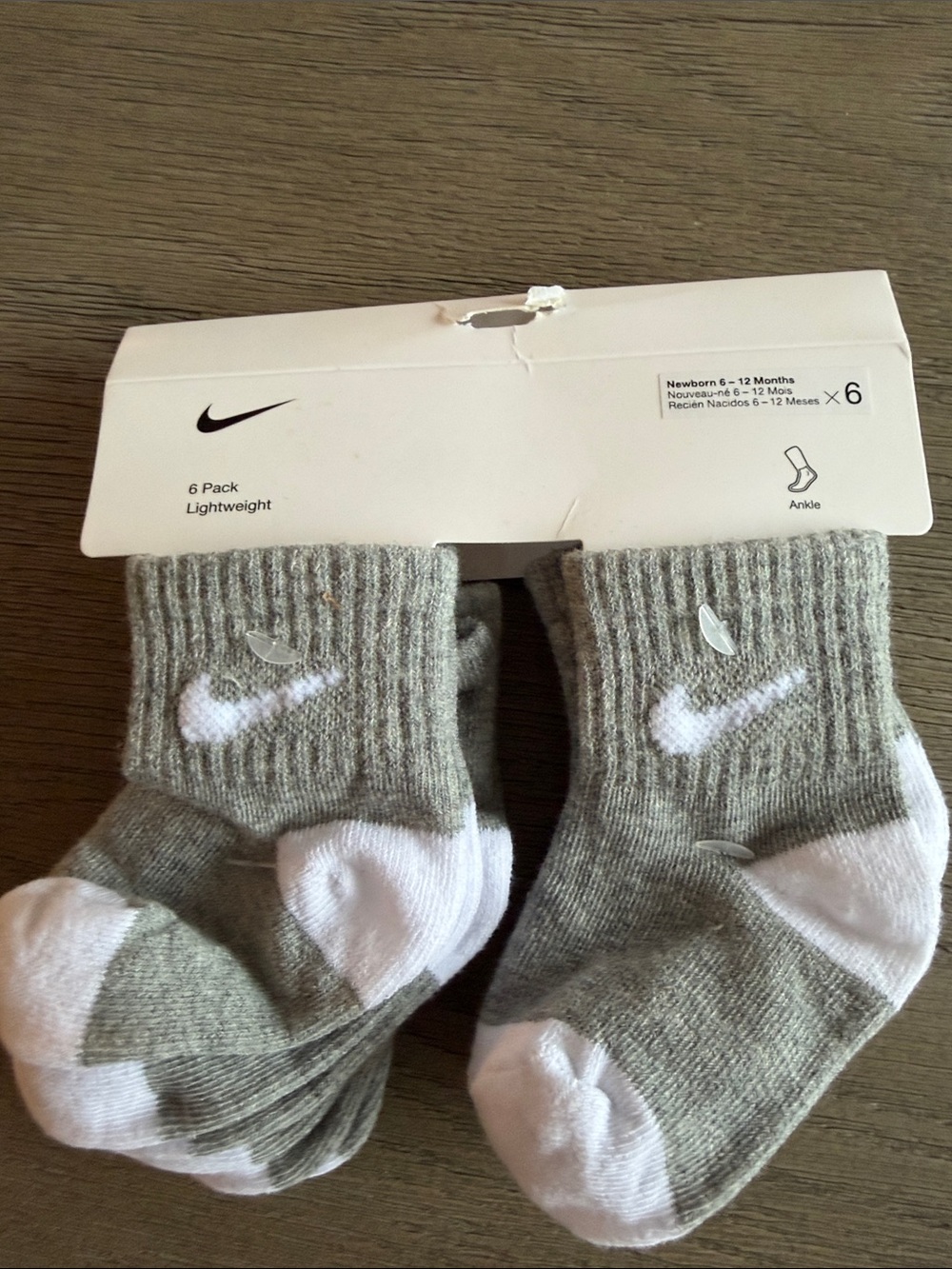 NWT Nike Socks 6-12 months